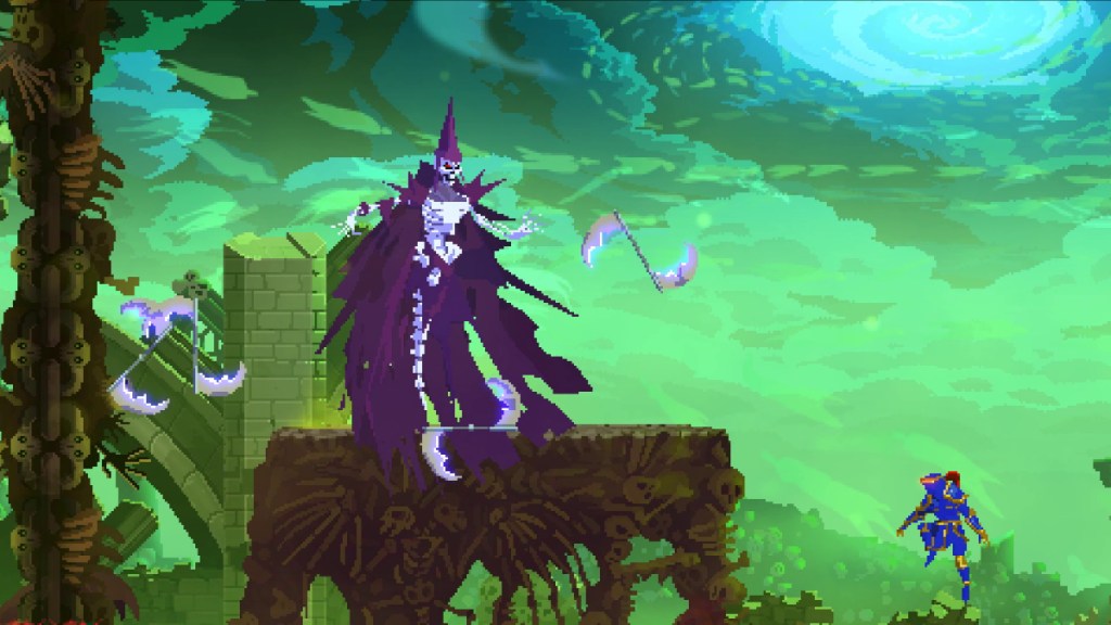 Death Boss Attack 1 in Dead Cells Return to Castlevania DLC