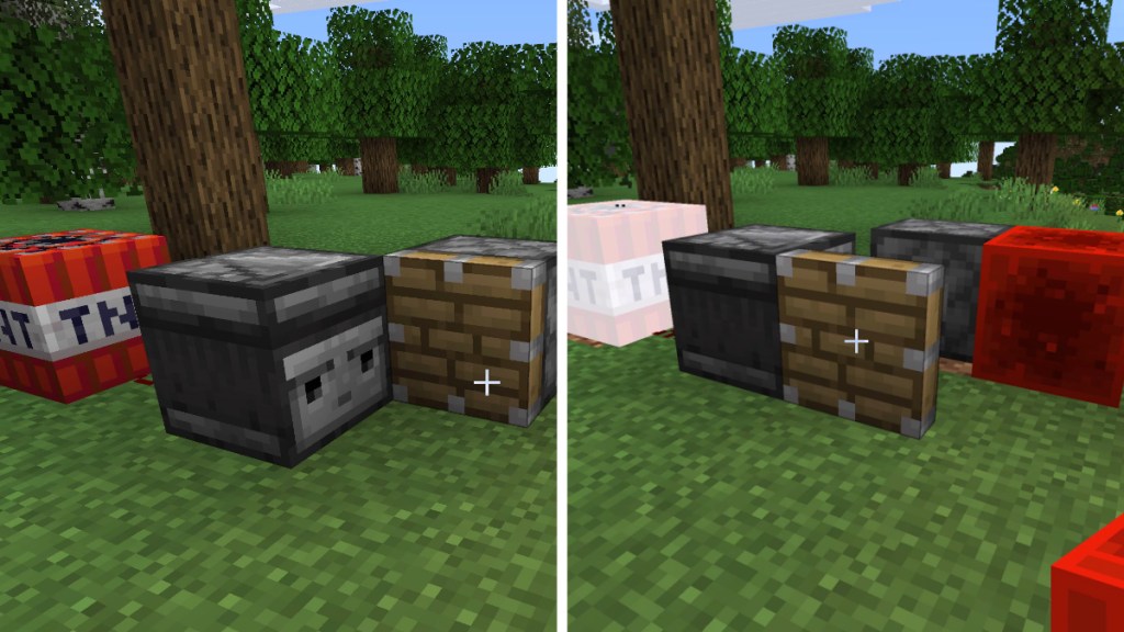 Use an Observer to prime TNT in Minecraft