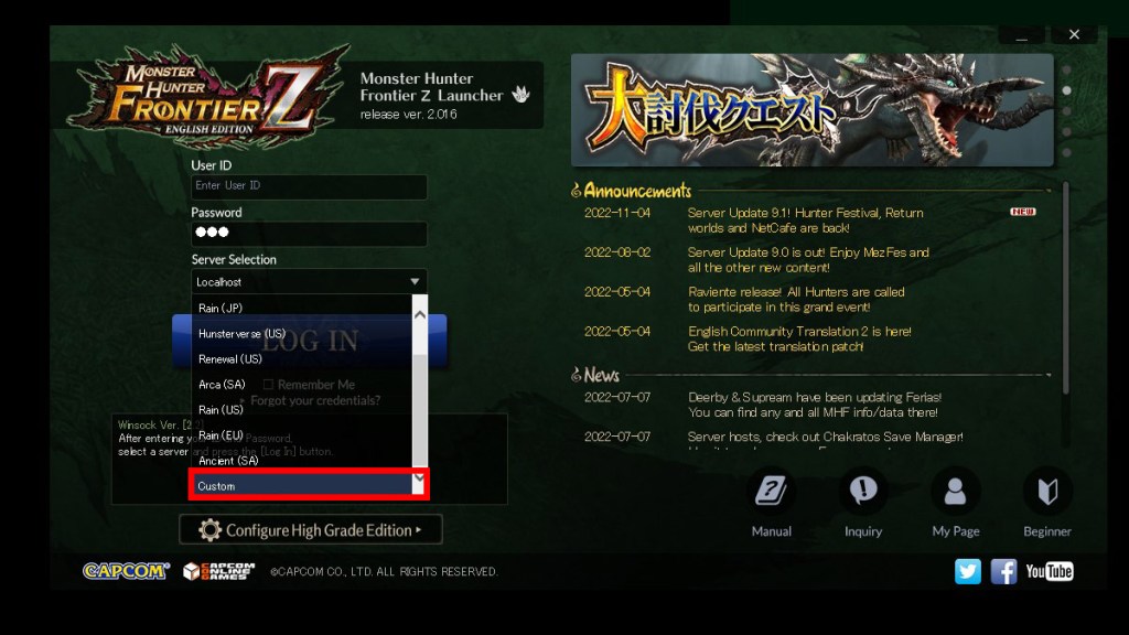 How to play Monster Hunter Frontier MHF server setup guide Gamepur