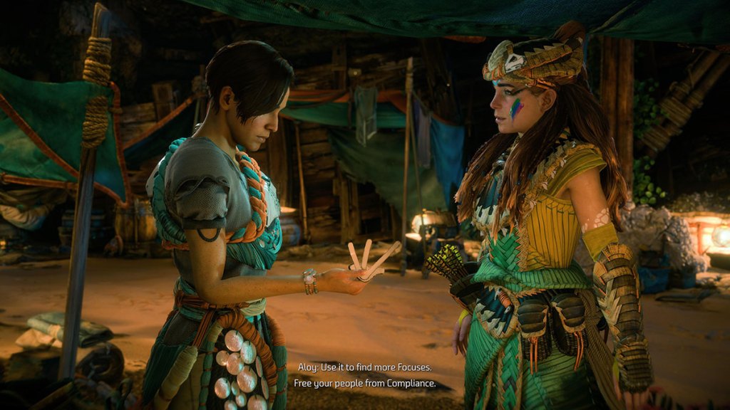 aloy-giving-theora-enkis-focus-in-horizon-forbidden-west-burning-shores-the-splinter-within