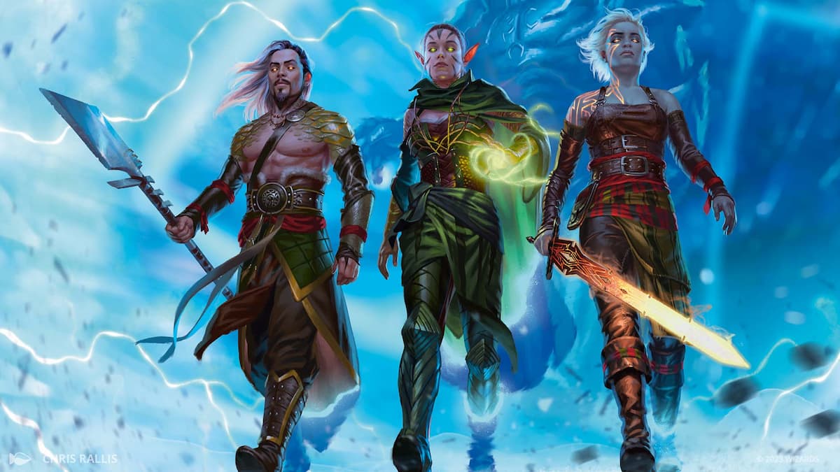 Planeswalkers from Magic the Gathering in the March of the Machine - The Aftermath set.