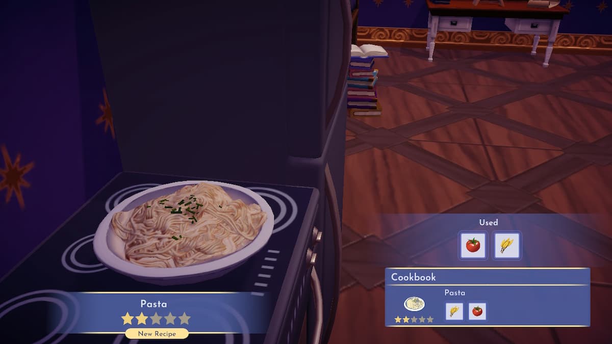 Disney Dreamlight Valley Pasta recipe