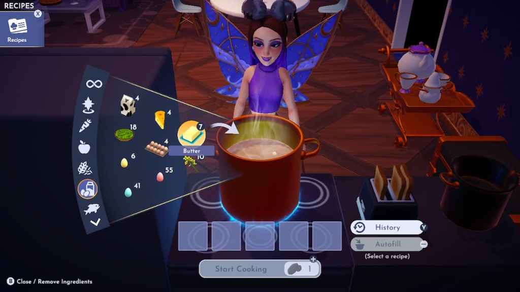 Disney Dreamlight Valley how to make fish pie