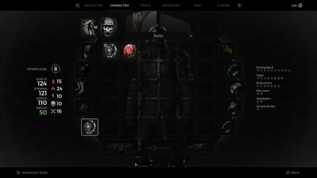 Remnant_2_Relic_Menu