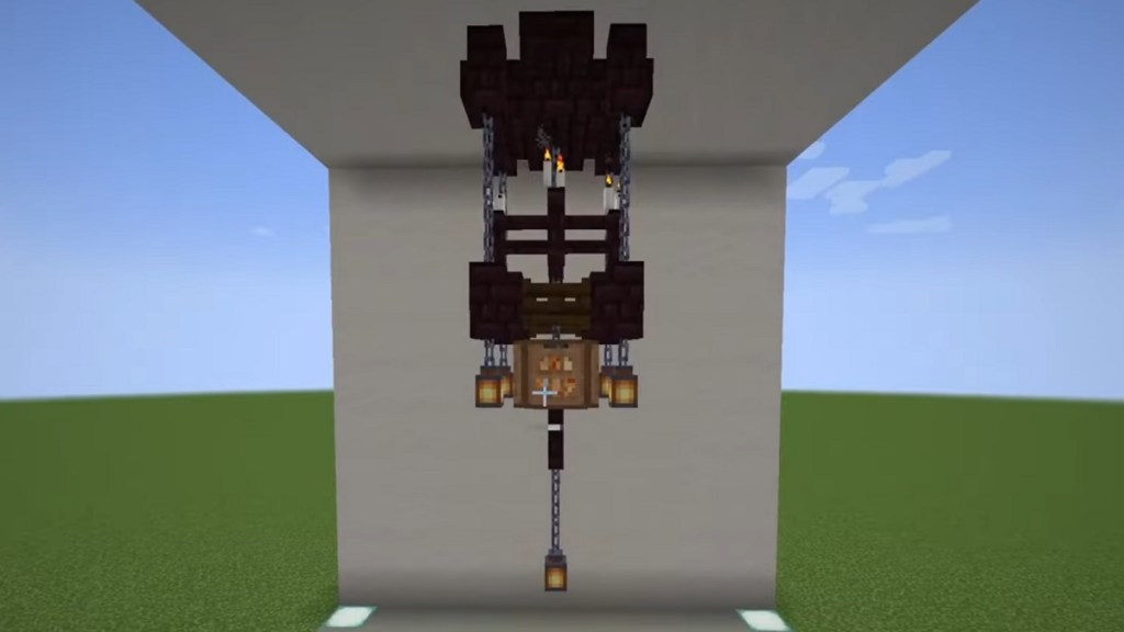 Nether CHandelier in Minecraft