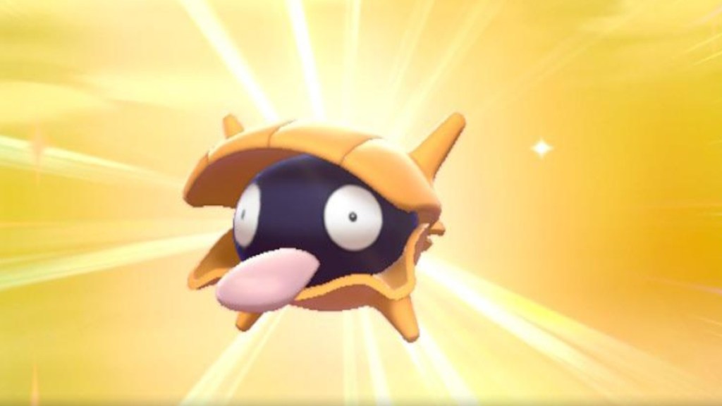 Image of Shiny Shellder from Pokemon games