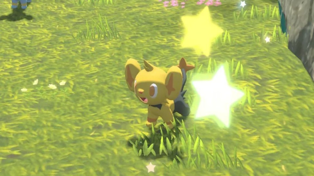 Image of a shiny Shinx from Pokemon games