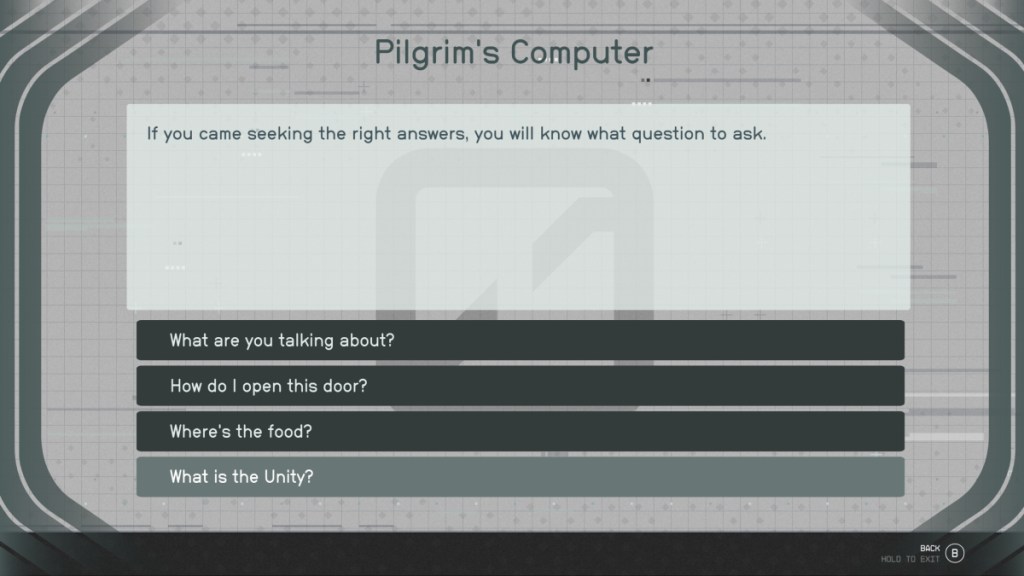 starfield pilgrim question 1