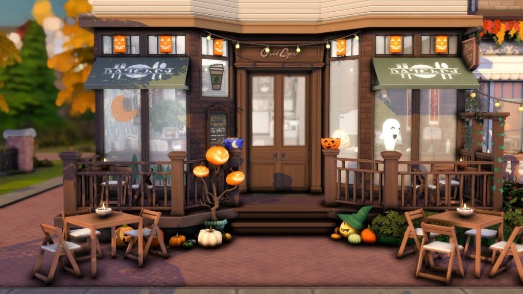 Halloween Coffee Shop by Hekali