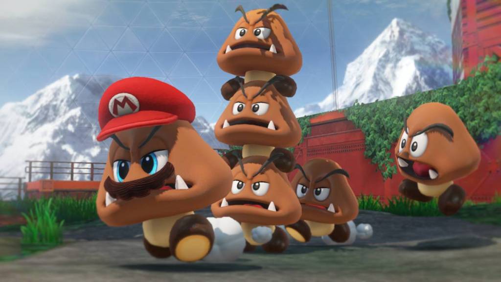 Mario odyssey goombas