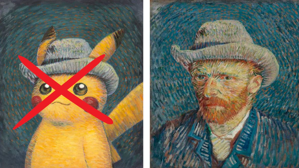 van gogh pikachu crossed out