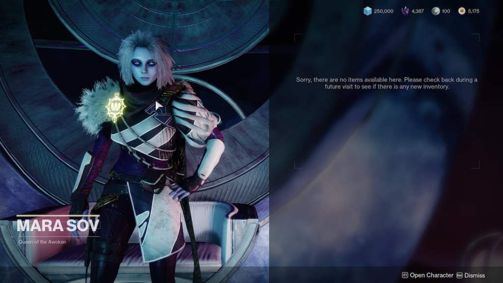 Speaking with Mara Sov for the Wishing All the Best in Destiny 2