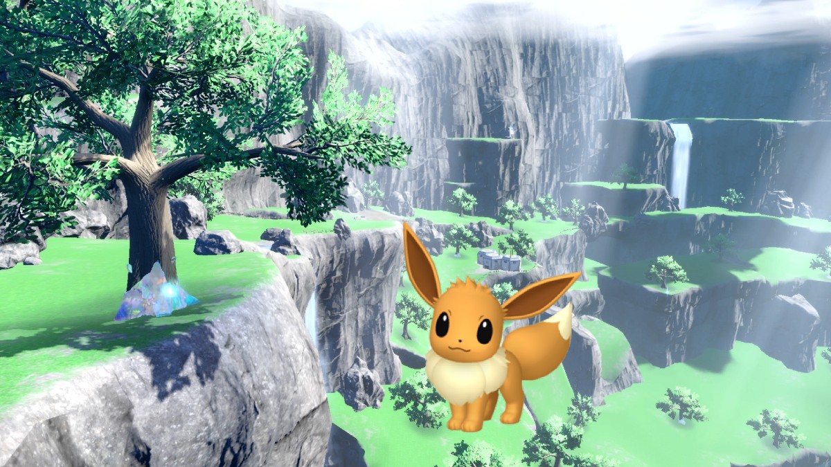 Eevee in the Field Pokemon Violet