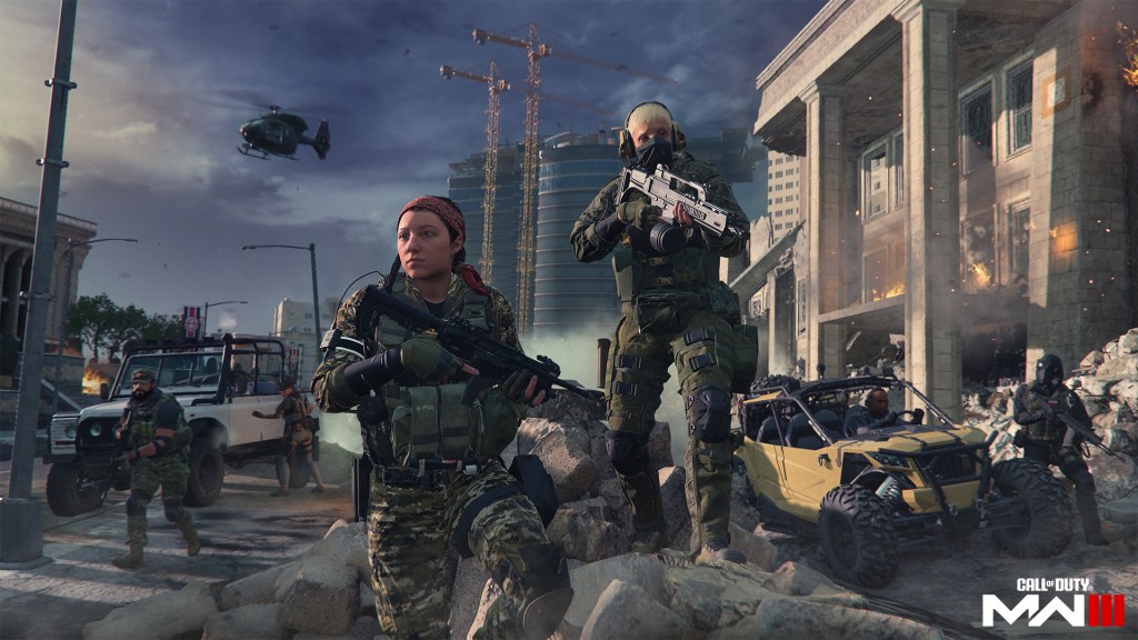 MW3 Zombies with Woman Soldier