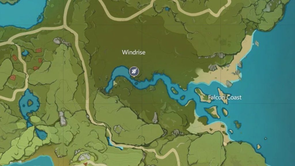 Genshin Impact Windrise Map