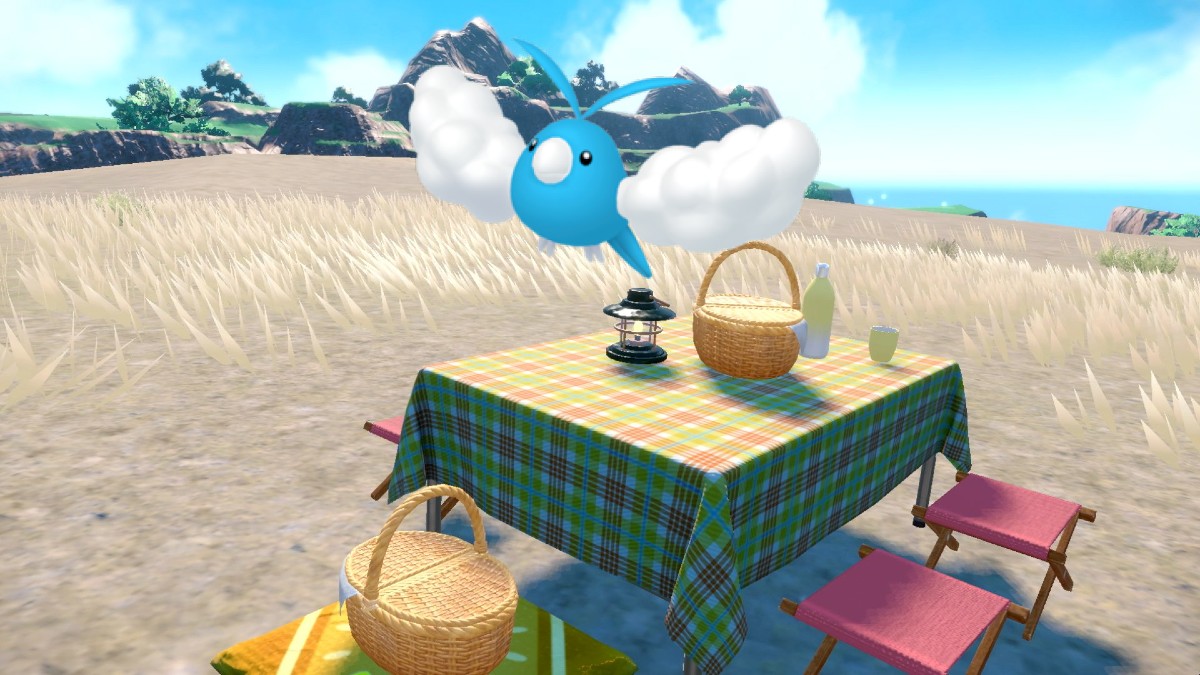 Swablu Pokemon Violet Picnic