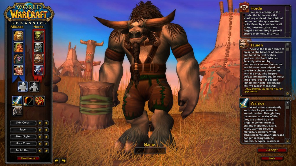 WoW_Classic_Character_Creation_Tauren