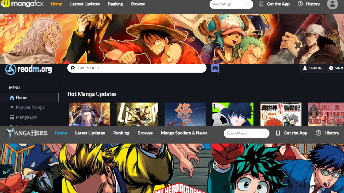 Top Manga Sites