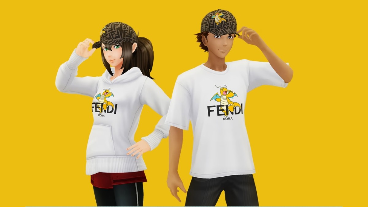 Fendi X FRGMT x Pokemon GO avatar items