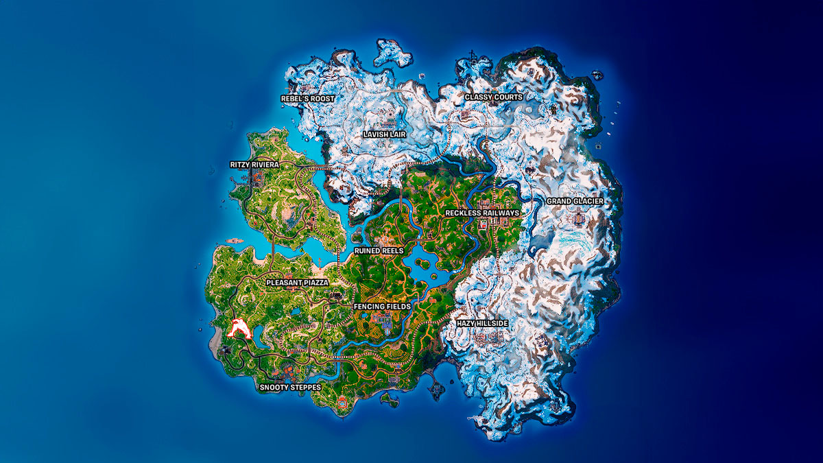 where to land fortnite chapter 5