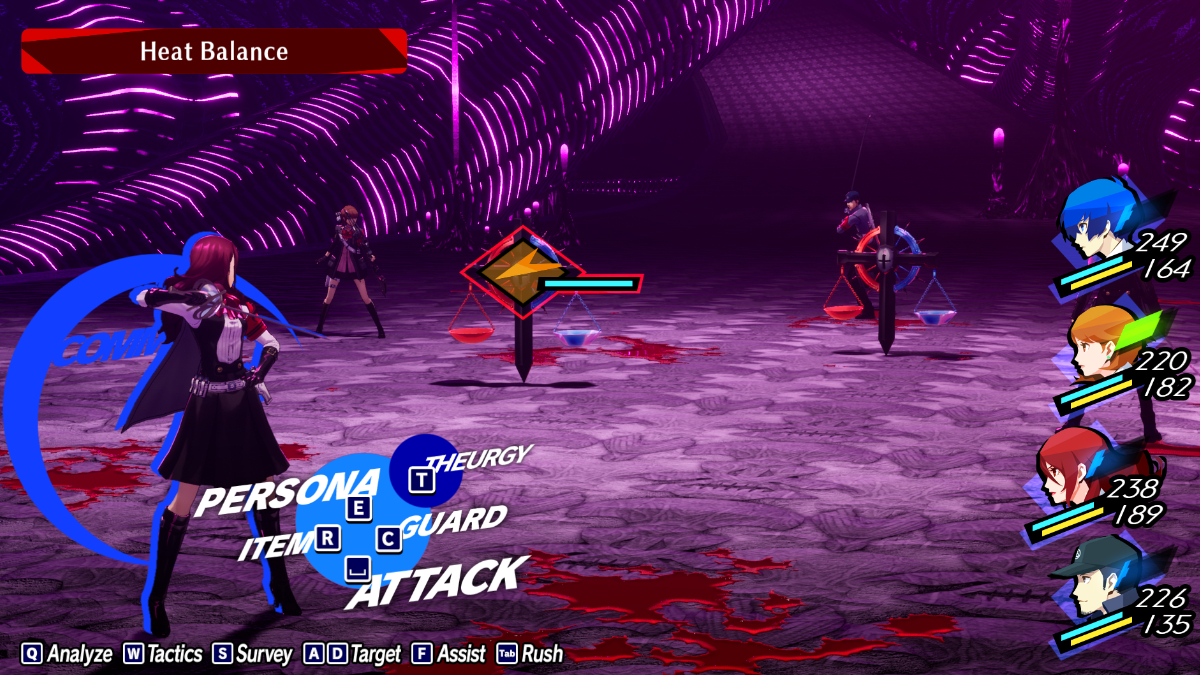 Persona 3 Reload battle