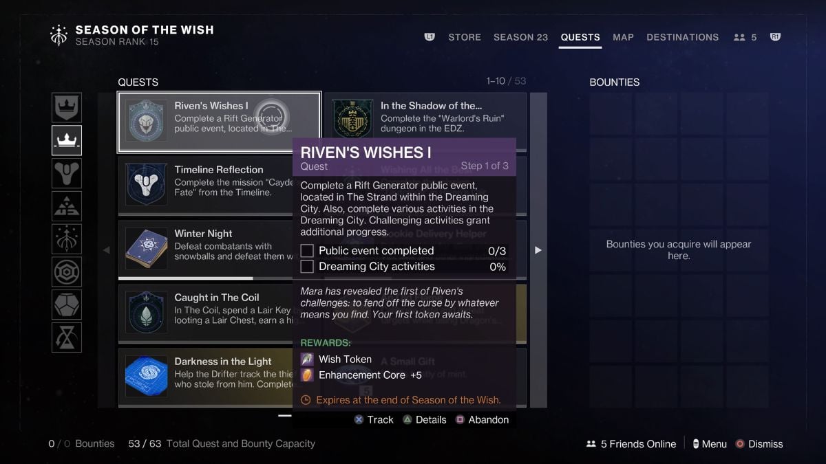 rivens wishes i quest in destiny 2