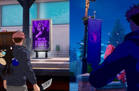  How to Reprogram & Destroy Holo Foot Clan Recruitment Posters in Fortnite TMNT 