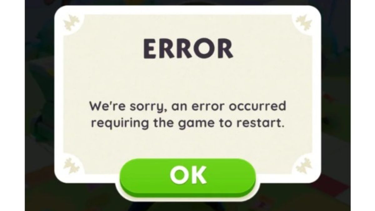 Monopoly GO Error Code Restart Game 2024