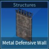 Palworld Metal Defensive Wall