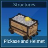 Palworld Pickaxe and Helmet