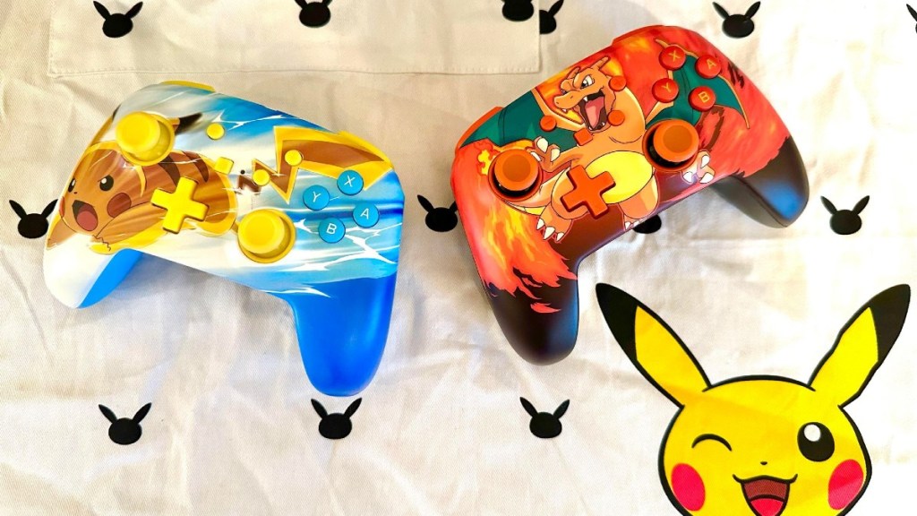 Pikachu Charizard Enhanced Wired Controller PowerA