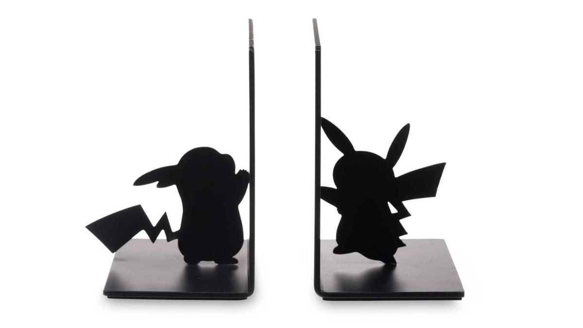 Pikachu Metal Bookends Pokemon Center