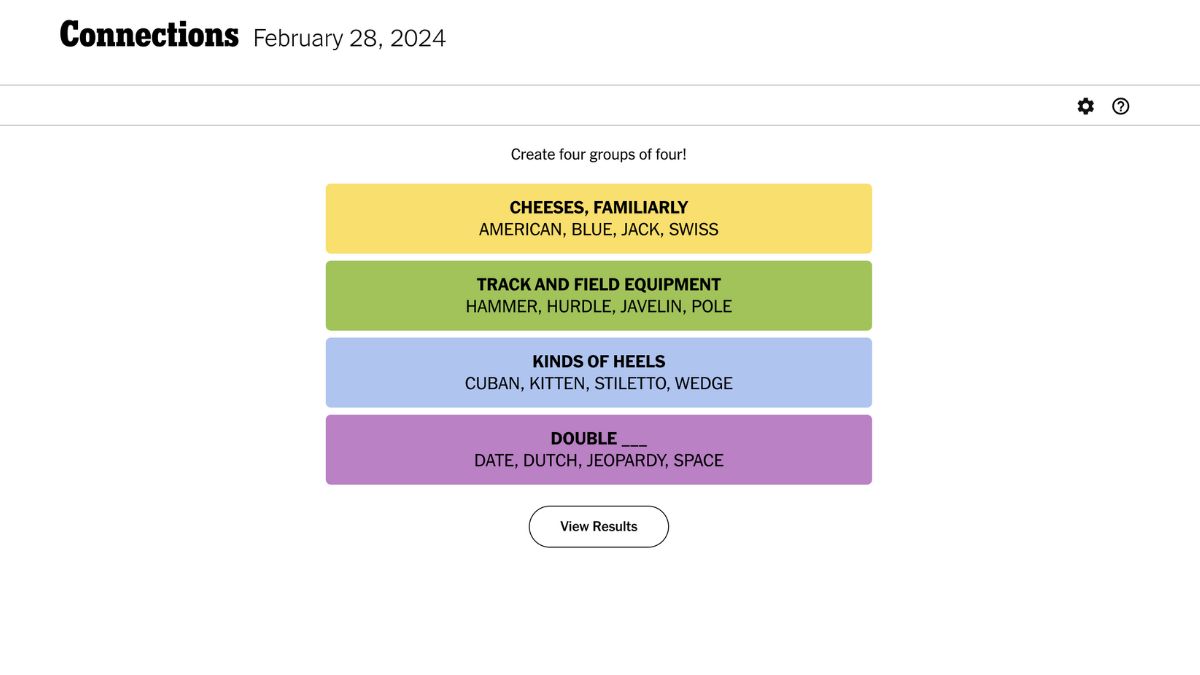connections puzzle 262 solution for february 28 2024